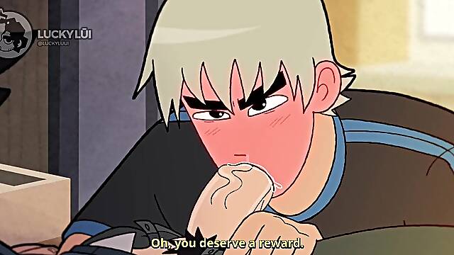 Wallace x Todd Pet Play (Scott Pilgrim) [Homo Toon Porn]