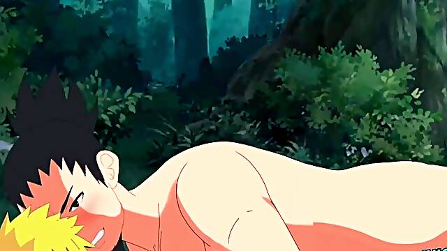 Femboyruto two - Shikamaru my ally screws me very hard - manga Bara Queer