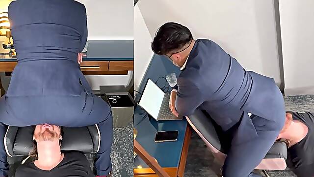 Do u wish that promotion male? U more excellent be quiet and be a worthwhile fart sniffer for the boss! STAY STILL SEAT!