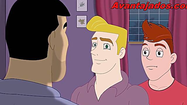 Homo Porn Toon Paying the Rent