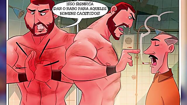 Manga Homosexual - Basketball Stars Complete - The Massive Weenies in Homosexual Toons