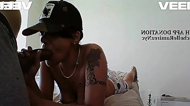 ROLE PLAY Lesbo Female Gives Oral For Giant Brown Cock Homo Tractable