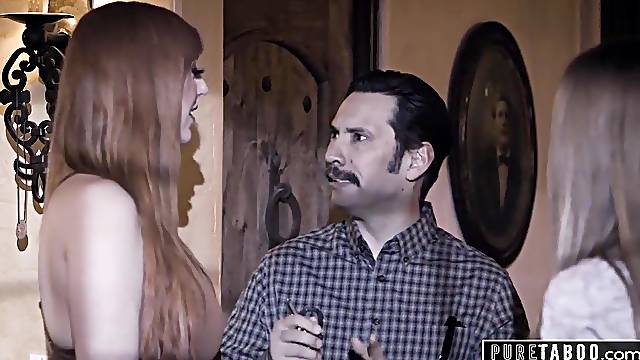 PURE TABOO Babysitter Gabbie Carter Accedes To Three-Some With Kinky Pair