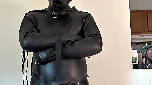 Latex Puppy Gets Screwed