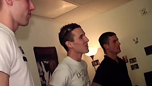 GAYWIRE - Sinless Dorm Room Games Get Freaky Fast As Frat Boyz Lose Their Inhibitions On Camera
