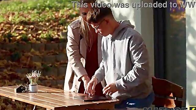 MATURE4K. That guy was a Virgin, but this mother Id like to fuck...