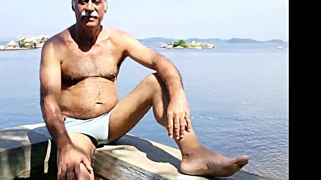 Grandfather swimsuit competition