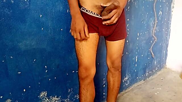 Indian guy in home masrvaction hindi audio