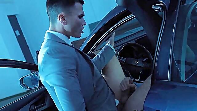 Dani Robles pick up bitchy executive MrDeepVoice for a wild car boink