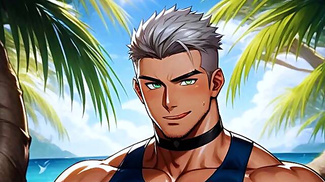 An Atlantis enjoys homo ass fucking sex with muscular young men on a remote island.anime furry anime porn