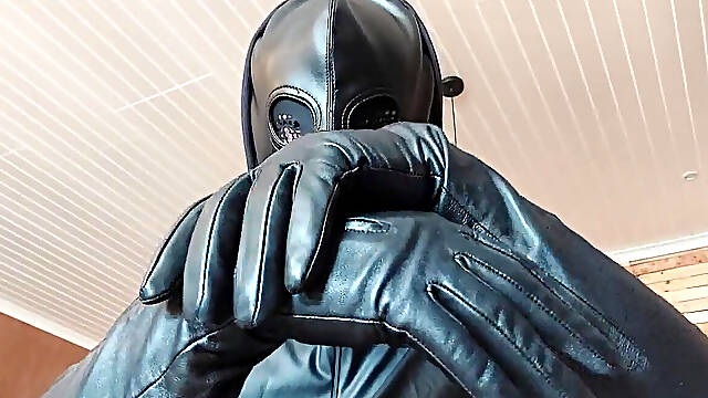ASMR (Long leather gloves)
