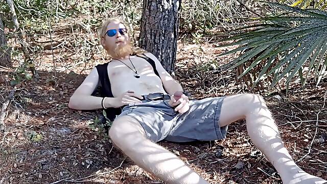 Chilling in the forest, its unlikely to keep any clothes on!