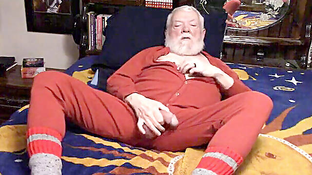 Union Suit dad - Solo with cum shot