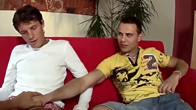 A youthful fellow getting his bung destroyed by his bestfriend