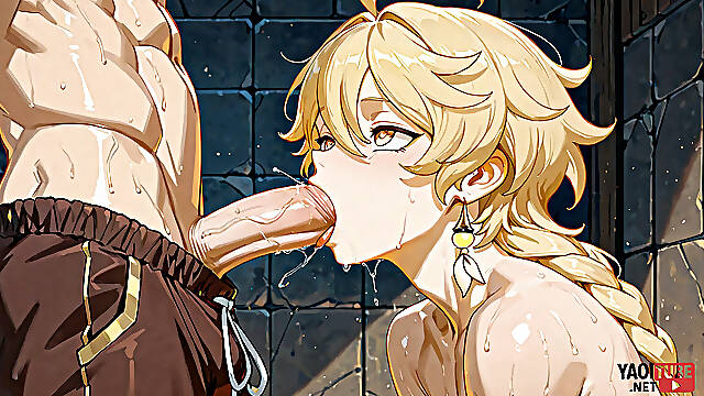 Genshin impact Yaoi - Wriothesley x Aether photo bevy