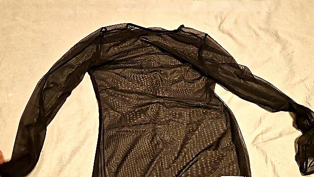 Subscriber Crotchless thong try On