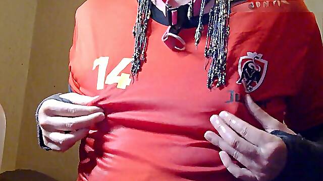 Sissy sarah raw football t-tee-shirt