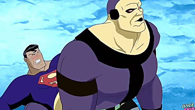 Superman and the Steel manmeat - Justice League Bara Yaoi