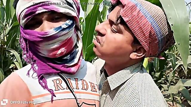 Indian 3some faggot - A Farm Laborer And A Farmer Who Employs The Laborer Have sex In A Corn Field - Gay Movie With Hindi Audio