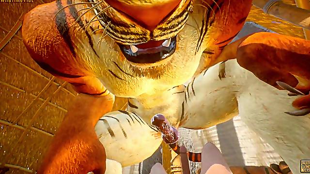 Tiger hairy Knotting faggot Teen Guy pov