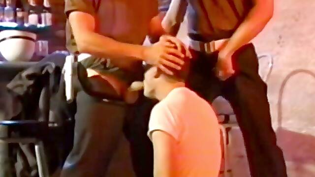 Army guys licking ass and ravaging in classic pornography flick