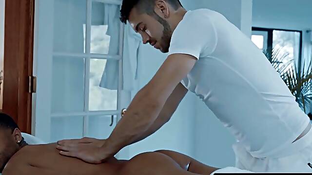 Massagist Dante's back knead leads to mighty anal session