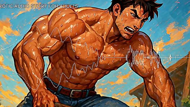 Sweaty Handyman softcore Audio: faggot male POV Blowjob Fantasy