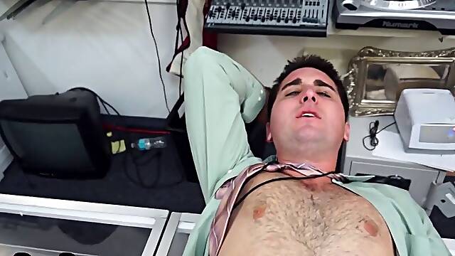 Gay pawn three way romped in pawn shop after sucking