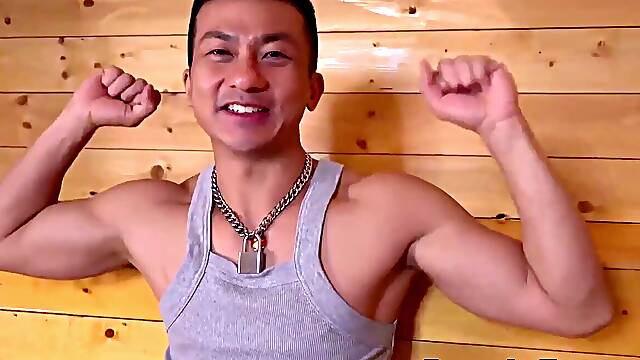 Newcomer Zed Sheng tugs his wood in this interview movie