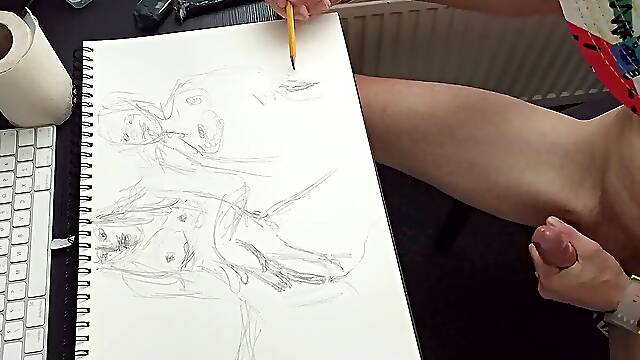 I got kinky when i was drawing poon..