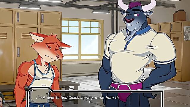 (Gay) Coach Get me off or let me off! The Prank #4 W HentaiGayming