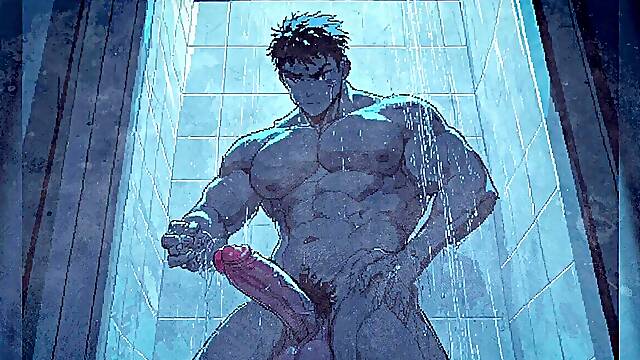 Erotic male Audio: witnessing Me Jerk Off After Our Shower