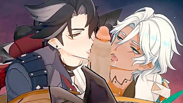 Genshin influence Yaoi cartoon Compilation r34