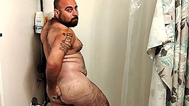 Getting all soapy in the douche