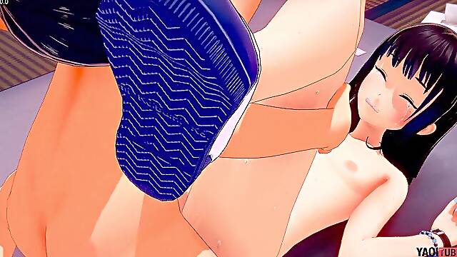 Yaoi - fabulous Femboy porked with creampie