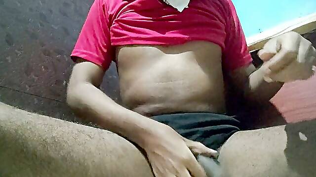 Massive black Indian dick dancing and shaking jerking at home non-stop shaking dick horney pornstar