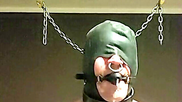 Victim Filo and its gags for throat training