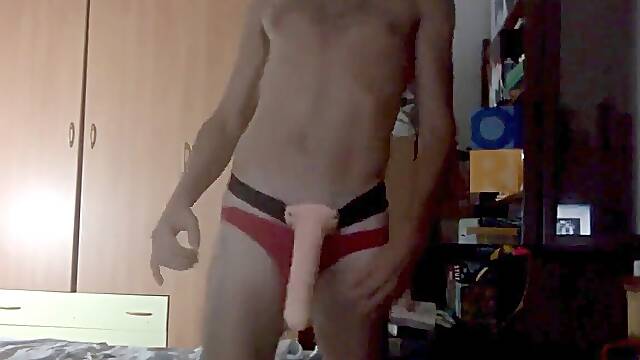 Striptease with super-sexy playthings