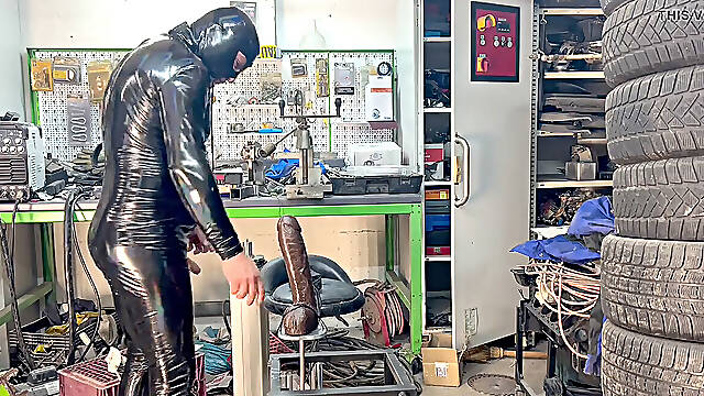 Garage marionette Fucking machine Bam Dildo + 7.six cm 40cm long monster