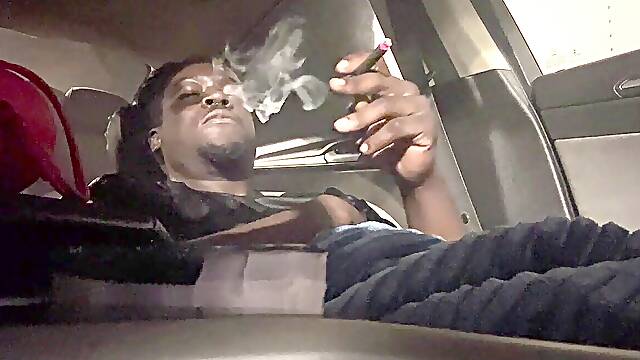 Smoking While I jack My wood To The Music