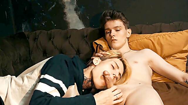 Roommates determined to diversify their evening with super-steamy ass fucking sex (Full)
