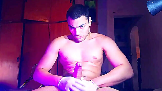 Wondrous gentleman Number One with Gloves - Mora Blue - onanism to the End