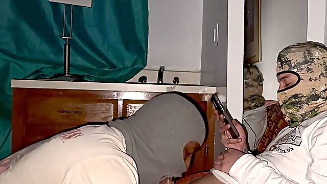 Fat weenie Creampied my ebony Ass