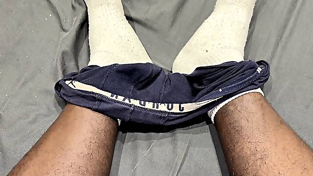 Gentle & rock-hard ebony Cock