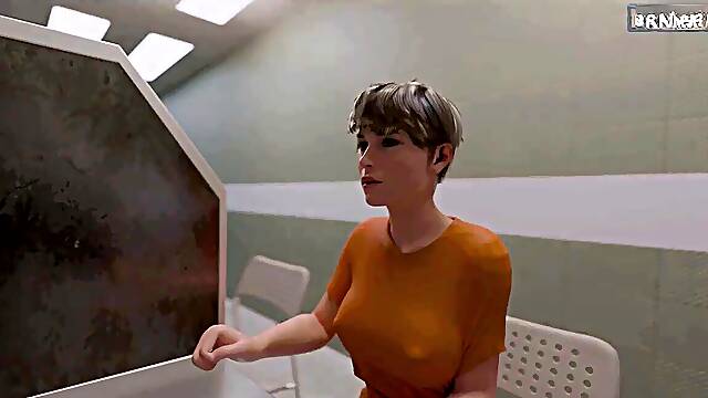 Prison of Sissy five - Adam Is teaching to Become a Sissy... the Prison manager Got a Blowjob
