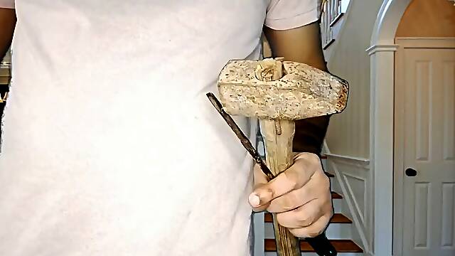 Successful Plumber fellow Desi Bhabhi tugging Off In Bathroom