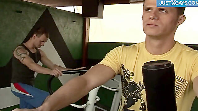 Mischievous Gym friends Lose Control and Fuck Each Other without Holding Back