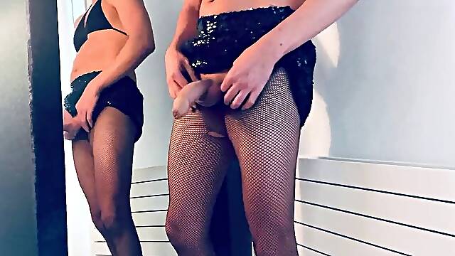 I masturbate off and spunk with my wifes clothes