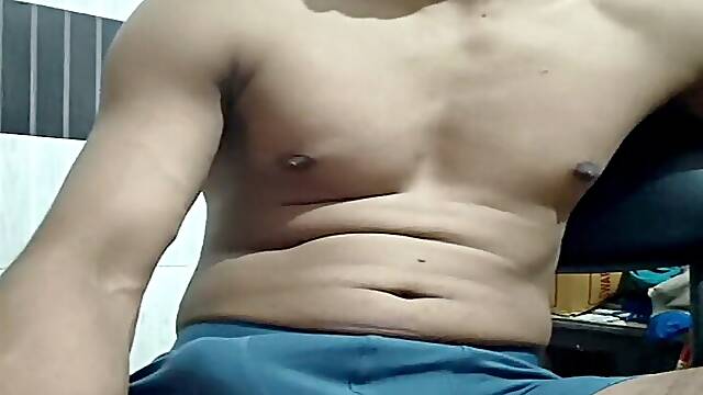 Sexiest indian desi dude masterbating enormous hard man-meat