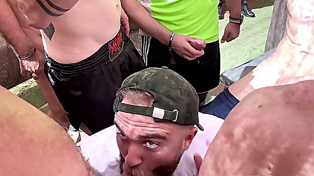 MASS POOL party DE-jizzing EVERY hard-on DRAINED DRY